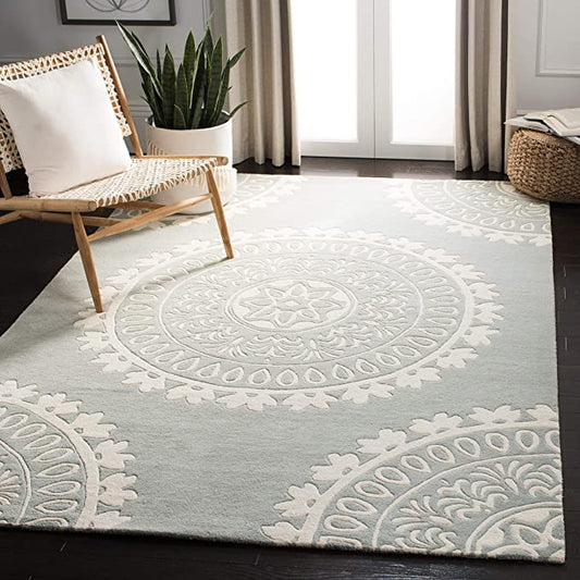 Pluvora Traditional Hand Tufted Carpet