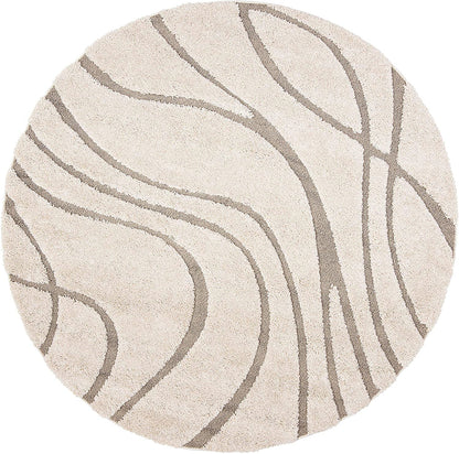Chivora Round Shaggy Rug