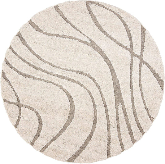 Chivora Round Shaggy Rug