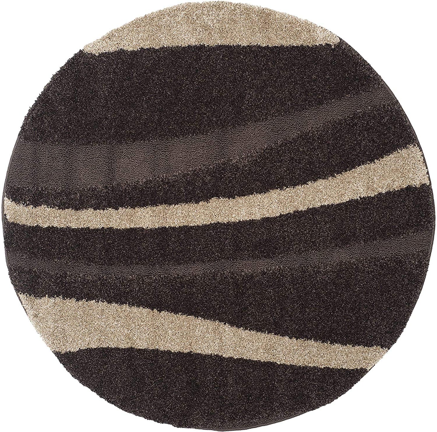 Multicolor Dreamy Round Shaggy Carpet