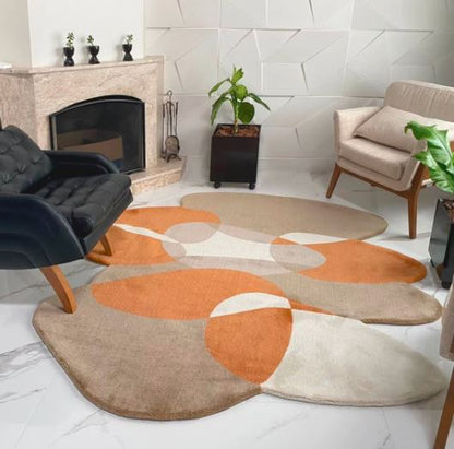 Stone Irregular Hand Tufted Carpet