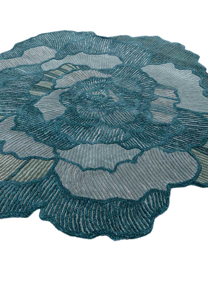 Luxique Round Hand Tufted Carpet & Rug