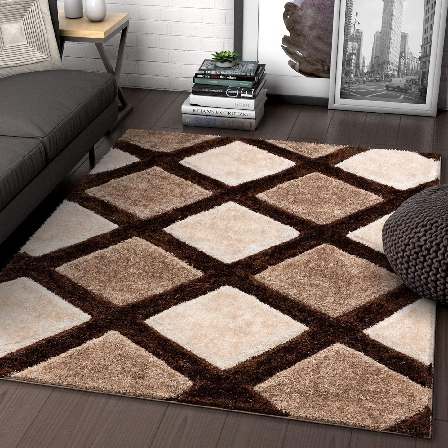 Yarnell Shaggy Carpet & Rug