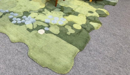 Silvara Irregular Hand Tufted Carpet & Rug