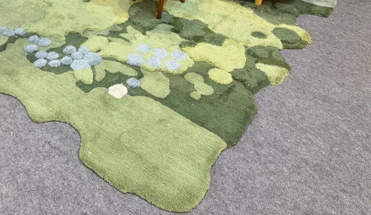 Silvara Irregular Hand Tufted Carpet & Rug