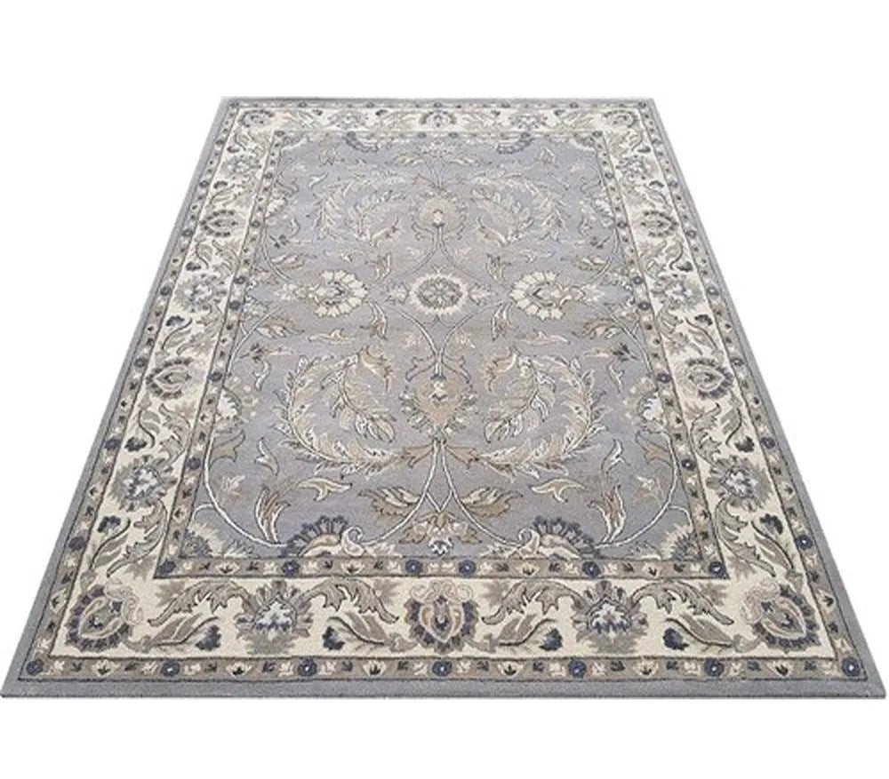 Snuvora Milky Grey Hand Tufted Carpet