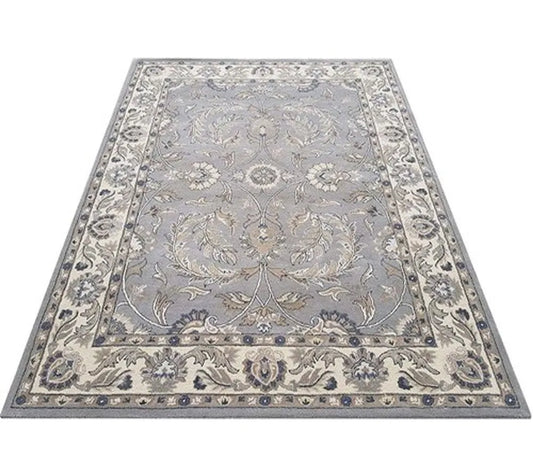 Snuvora Milky Grey Hand Tufted Carpet