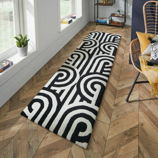 Cirvaloah Hand Tufted Runner Carpet & Rug