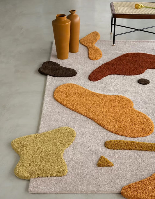 Moss Irregular Hand Tufted Carpet