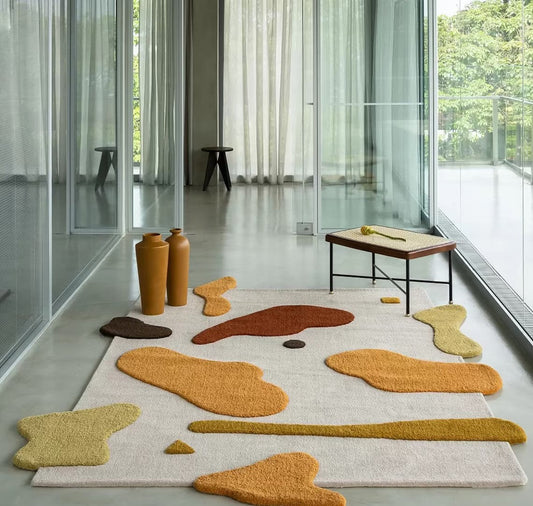 Moss Irregular Hand Tufted Carpet