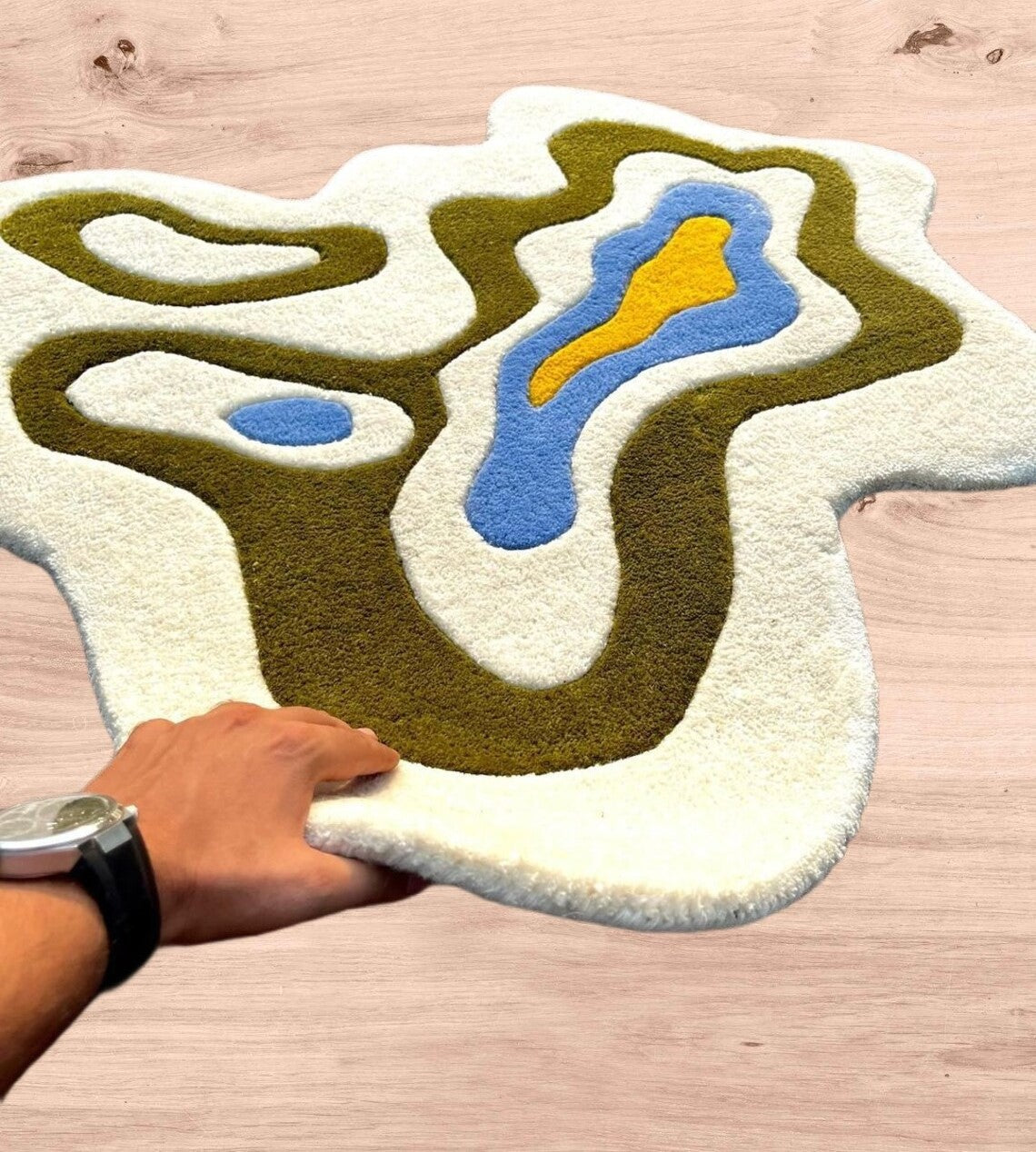 Mossweft Irregular Hand Tufted Carpet