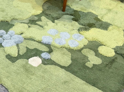 Silvara Irregular Hand Tufted Carpet & Rug