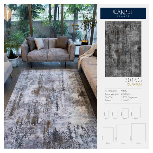 Quantum Carpet Beige Grey