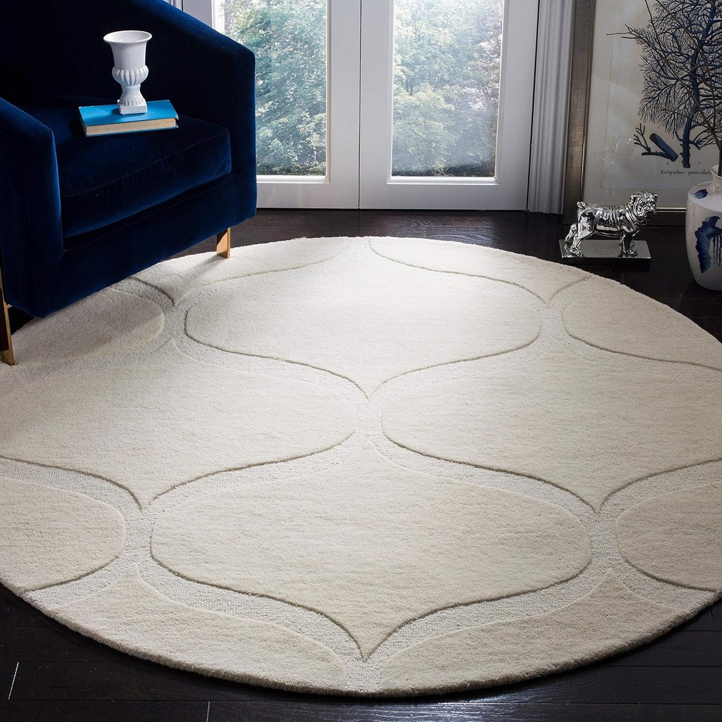 Orvara Round Tufted Rug