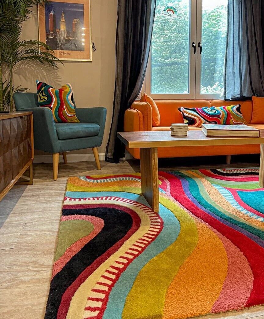 Pibble Irregular Multicolour Rug High Quality Premium Carpet